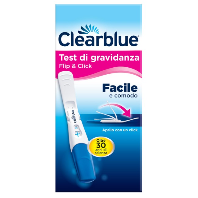 TEST DI GRAVIDANZA CLEARBLUE FLIP & CLICK 1 PEZZO