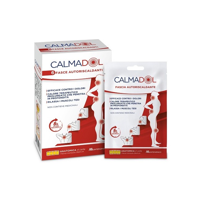 CALMADOL FASCIA RISCALDANTE PACK 6 PEZZI