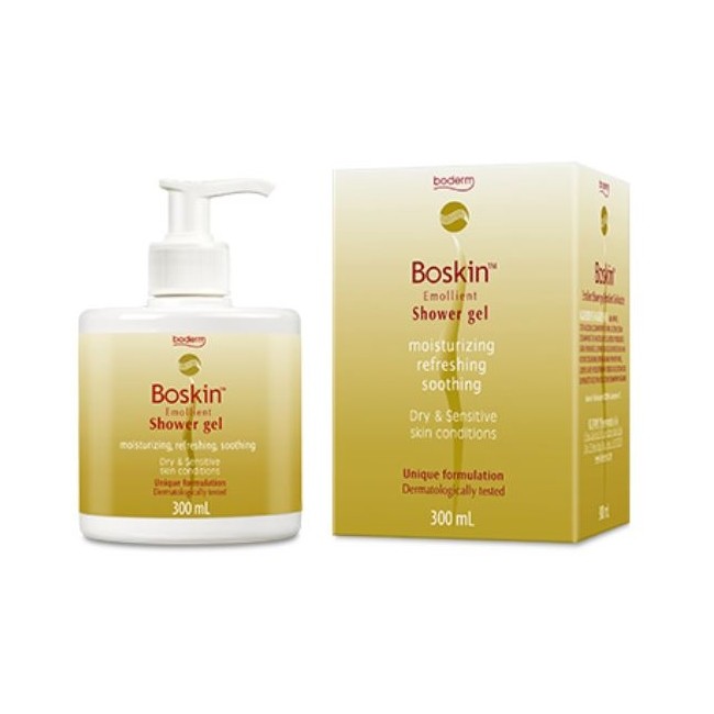 BOSKIN DOCCIA GEL EMOLLIENTE CUOIO CAPELLUTO E PELLE 300 ML