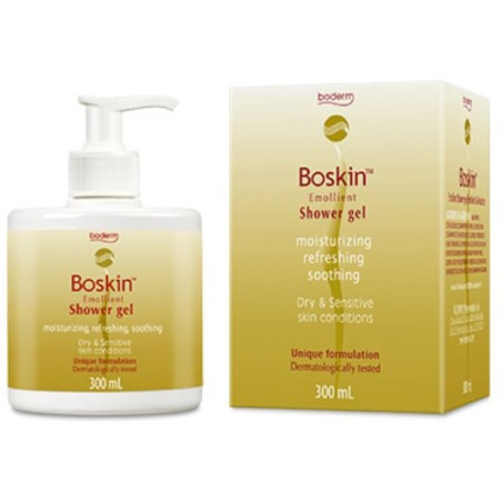 BOSKIN DOCCIA GEL EMOLLIENTE CUOIO CAPELLUTO E PELLE 300 ML