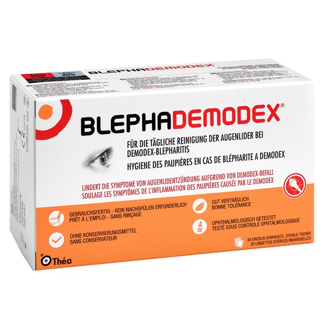 BLEPHADEMODEX GARZE STERILI MONOUSO 30 PEZZI