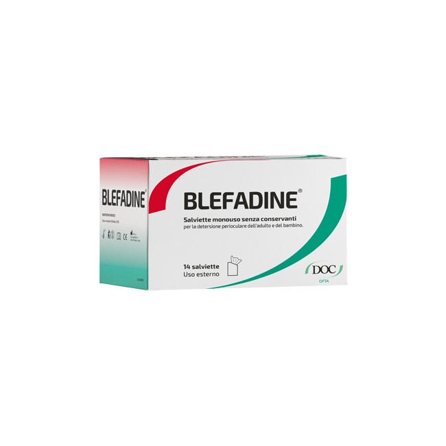 BLEFADINE 14 SALVIETTE MONOUSO PER DETERSIONE PERIOCULARE