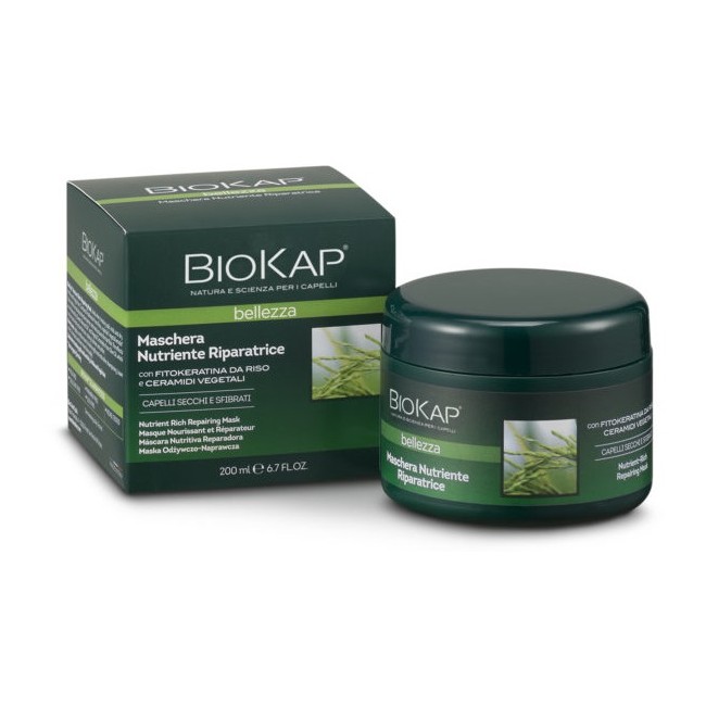 BIOKAP BELLEZZA MASCHERA NUTRIENTE/RIPARATRICE 200 ML BIOSLINE