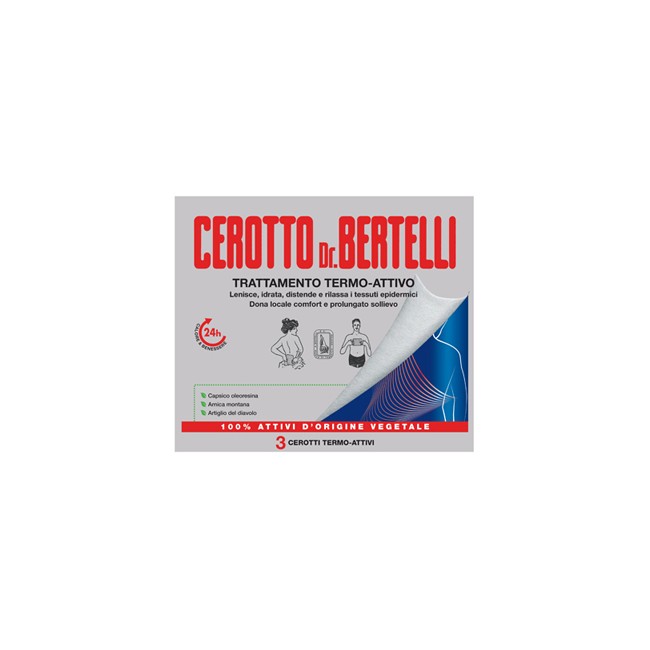 DR BERTELLI CEROTTO TERMO-ATTIVO 3 PEZZI