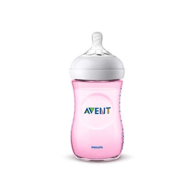 AVENT BIBERON NATURAL PP 260ML ROSA SINGLE PACK