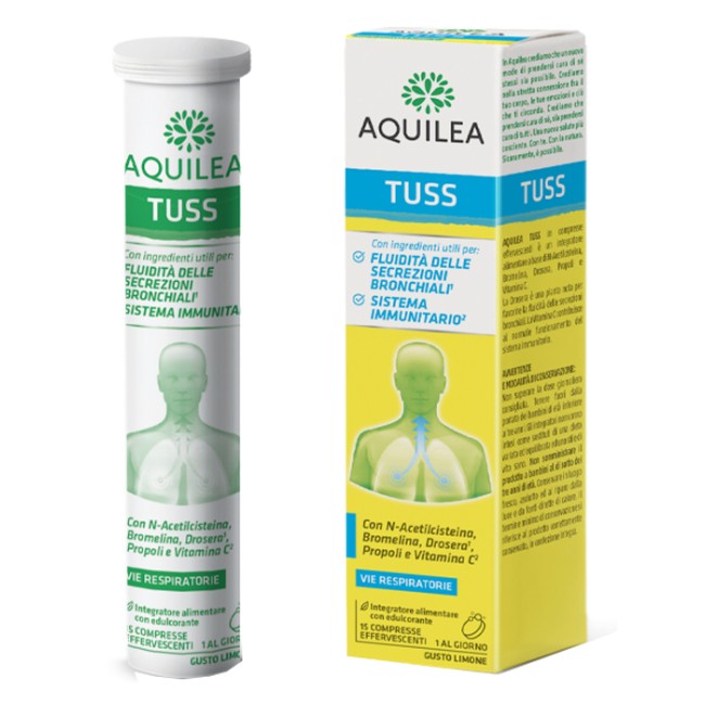 LABOREST AQUILEA TUSS 15 COMPRESSE EFFERVESCENTI 90 G