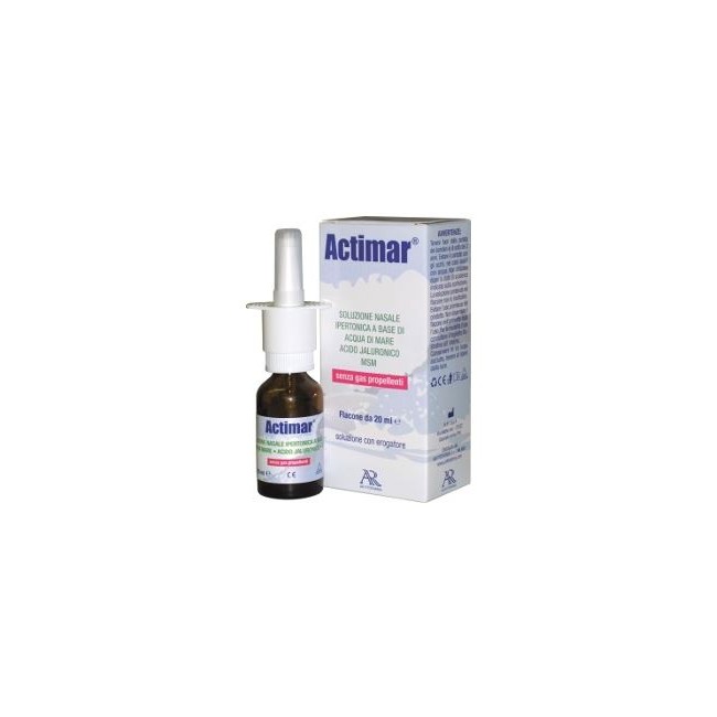 ACTIMAR SOLUZIONE NASALE SPRAY SALINA 3% CON ACIDO IALURONICO + MSM 20 ML CON EROGATORE