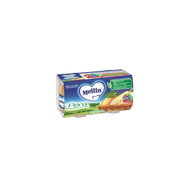 Mellin Omogeneizzati Di Frutta Pera 2x100g