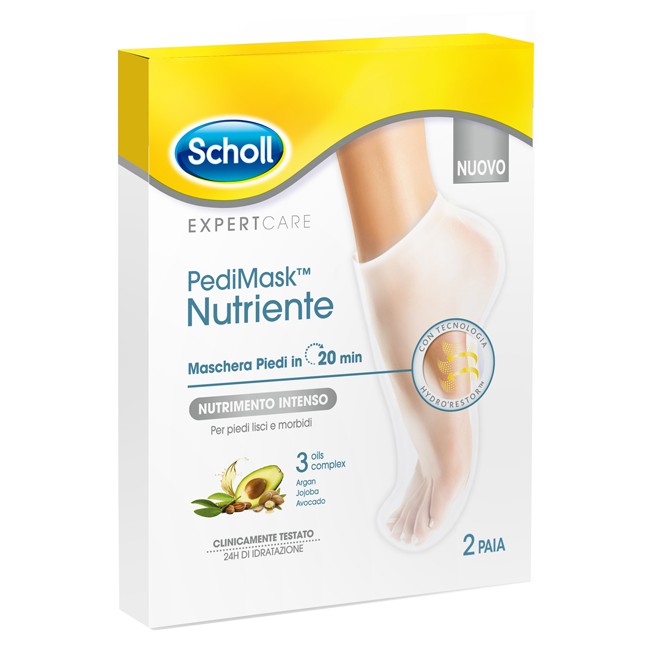 SCHOLL EXPERTCARE PEDIMASK NUTRIENTE 3 OILS COMPLEX