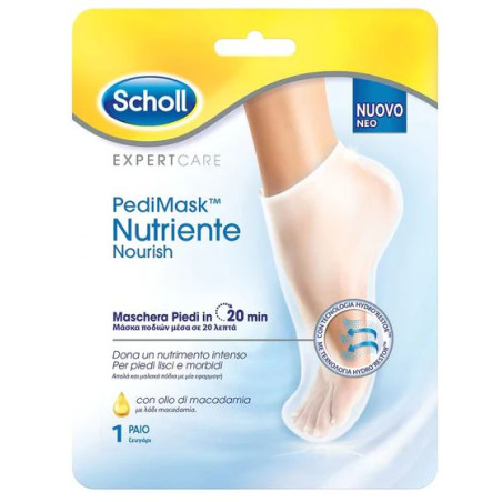 SCHOLL EXPERTCARE PEDIMASK NUTRIENTE OLIO DI MACADAMIA