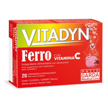 VITADYN FERRO + VITAMINA C 20 COMPRESSE EFFERVESCENTI