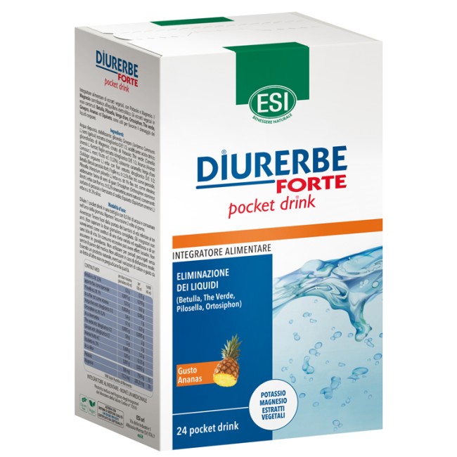 ESI DIURERBE FORTE POCKET DRINK ANANAS 24 X 20 ML