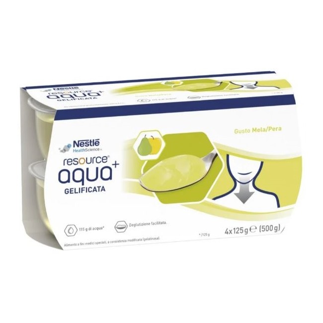 RESOURCE AQUA ACQUA GELIFICATA+APPLEPEAR CUP 6 4X125 G