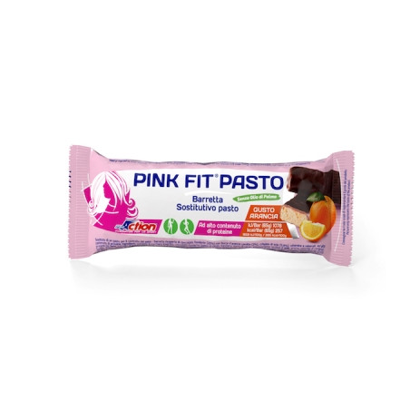 PROACTION PINK FIT PASTO BARRETTA SOSTITUTIVA DEL PASTO ALL'ARANCIA 65 G