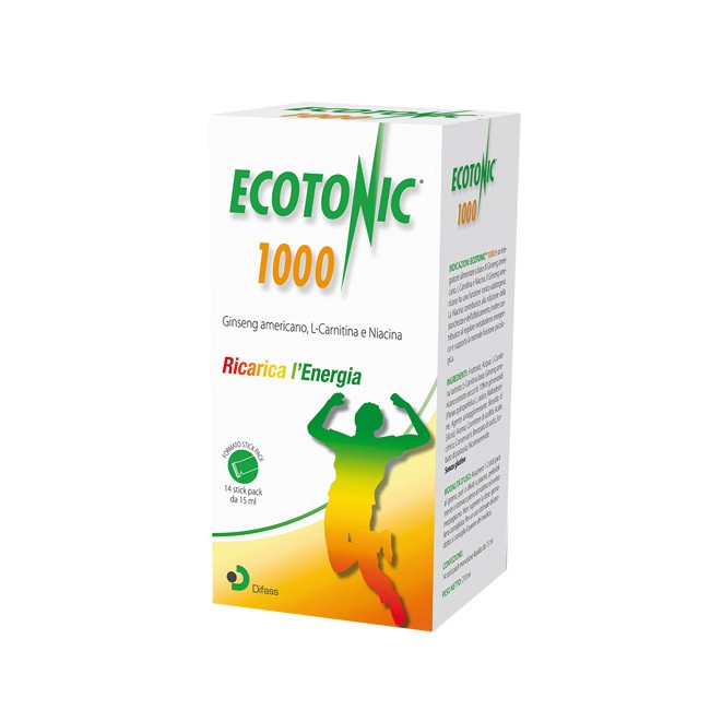 ECOTONIC 1000 14 STICK PACK 15 ML