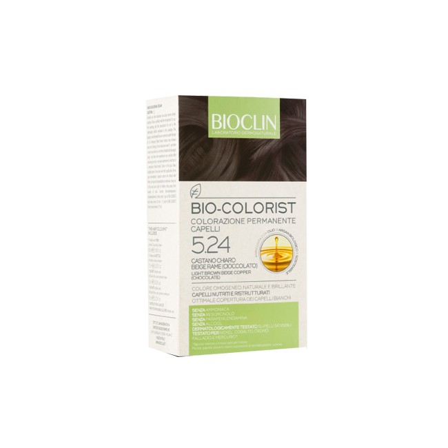 BIOCLIN BIO COLORIST 5,24 CASTANO CHIARO BEIGE RAME CIOCCOLATO