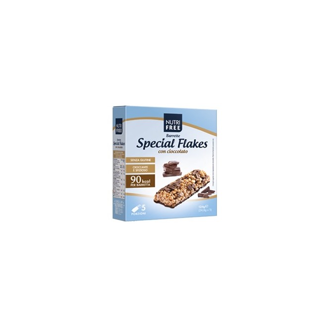 NUTRIFREE BARRETTE SPECIAL FLAKES CIOCCOLATO 24,8 G X 5