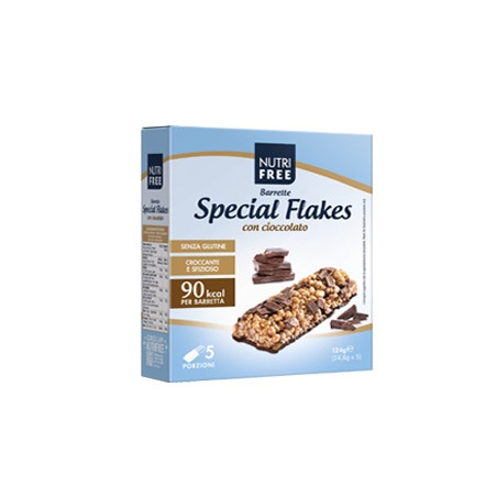 NUTRIFREE BARRETTE SPECIAL FLAKES CIOCCOLATO 24,8 G X 5