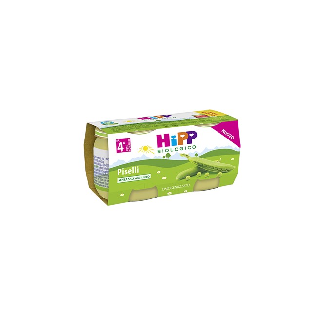 HIPP BIO OMOGENEIZZATO PISELLI 2X80 G