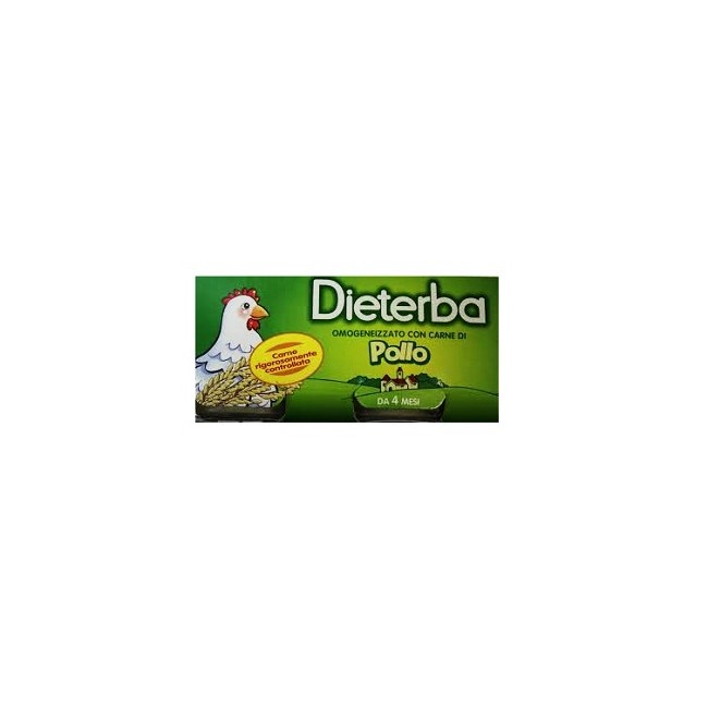 DIETERBA OMOGENEIZZATO POLLO 3 PEZZI 80 G