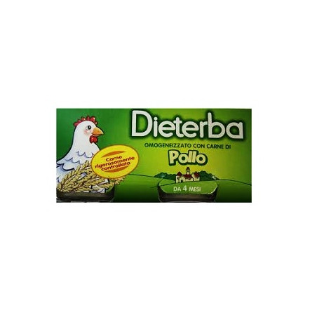 DIETERBA OMOGENEIZZATO POLLO 3 PEZZI 80 G