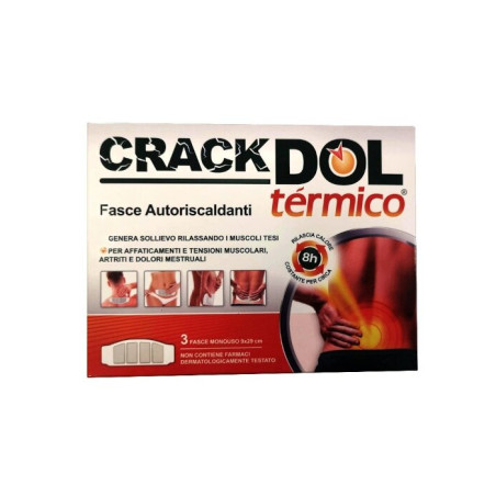 CRACKDOL TERMICO CEROTTO AUTORISCALDANTE 3 PEZZI