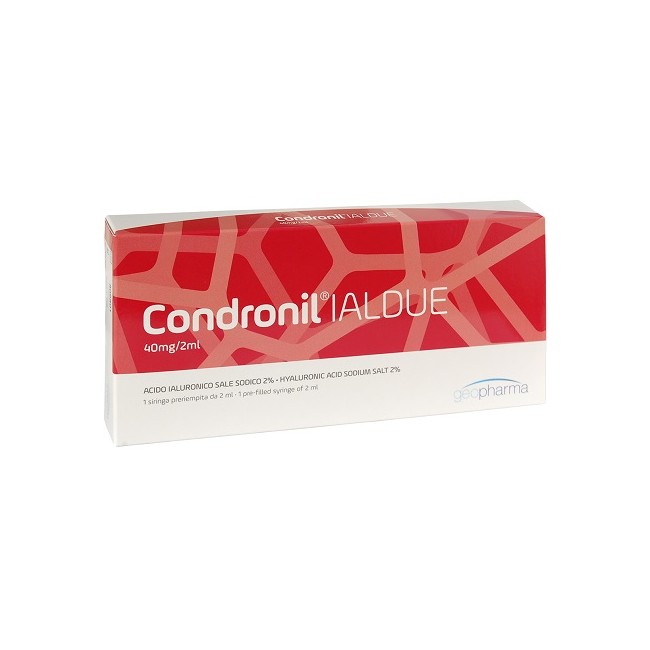 SIRINGA INTRA-ARTICOLARE CONDRONIL IALDUE PRERIEMPITA ACIDO IALURONICO SALE SODICO 40 MG 2 ML