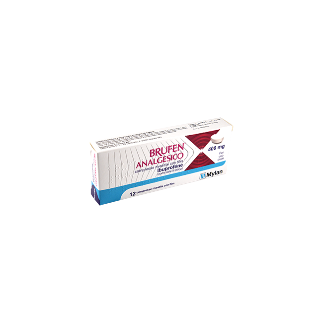 BRUFEN ANALGES*12CPR RIV 400MG