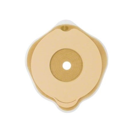 PLACCA PIANA FLEXIMA KEY 60 MM CON PROTETTORE CUTANEO IDROCOLLOIDALE E FLANGIA 5 PEZZI