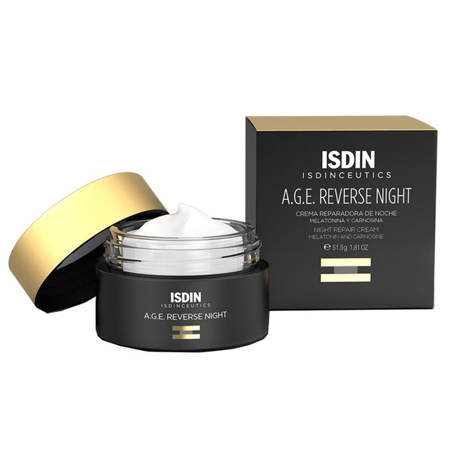 Confezione da 50 Ml di Isdinceutics Age  Reverse Crema Viso Notte Antiaging