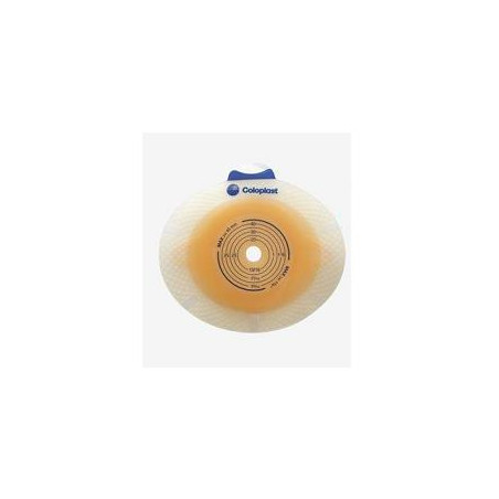 PLACCA PER ILEOSTOMIA E COLOSTOMIA SISTEMA A 2 PEZZI SENSURA CLICK CONVEX LIGHT FORO 25MM FLANGIA 50MM 5 PEZZI