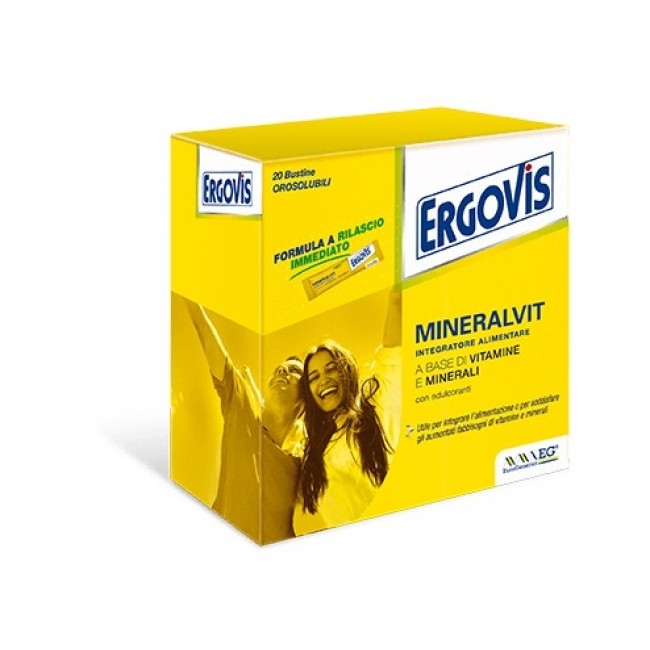 ERGOVIS MINERALVIT 20 BUSTE OROSOLUBILI 30 G