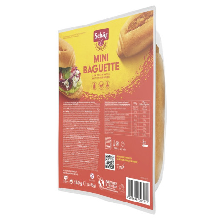 Schar Duo Mini-Baguette Senza Glutine 150g (2x75g)