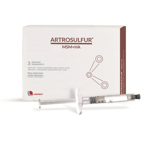 LABOREST ARTROSULFUR MSM+HA 3 SIRINGHE PRERIEMPITE