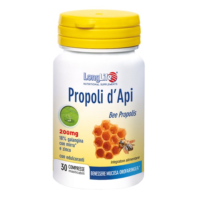 LONGLIFE PROPOLI D'API 30 COMPRESSE