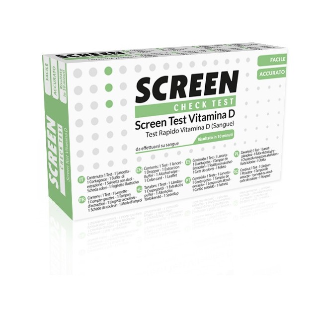 SCREEN TEST RAPIDO 25-IDROSSIVITAMINA D PUNGIDITO SCREEN 1 PEZZO TEST VITAMINA D