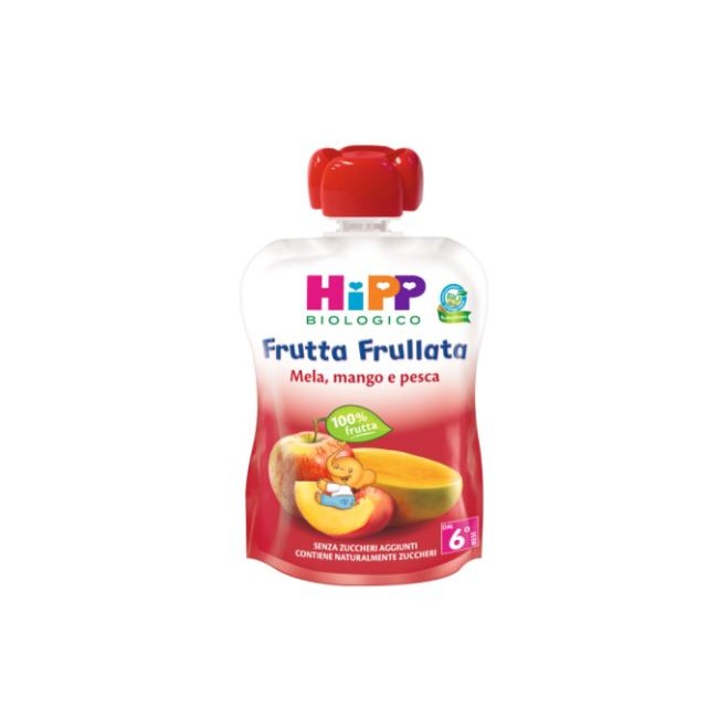 HIPP BIO FRUTTA FRULLATA MELA/MANGO/PESCA 90 G