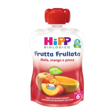 HIPP BIO FRUTTA FRULLATA MELA/MANGO/PESCA 90 G