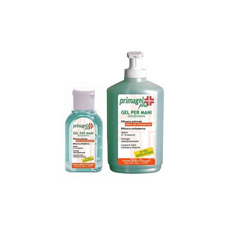 PRIMAGEL PLUS GEL DISINFETTANTE PER MANI E CUTE FLACONE LIBERTY 50 ML