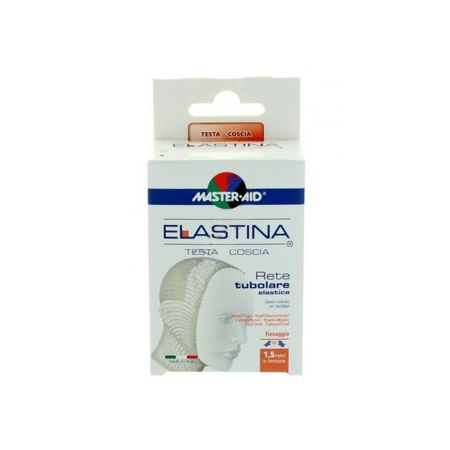 RETE TUBOLARE ELASTICA IPOALLERGENICA MASTER-AID ELASTINA TESTA/COSCIA 1,5 MT IN TENSIONE CALIBRO 6 CM