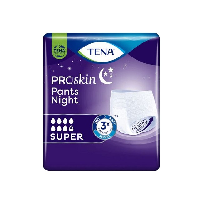 PANNOLONE PULL UP NOTTE TENA PANTS NIGHT M 10 PEZZI