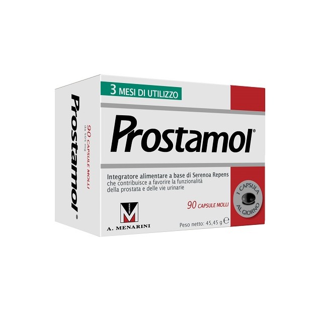 Confezione risparmio da 90 capsule di Prostamol integratore per il benessere della prostata