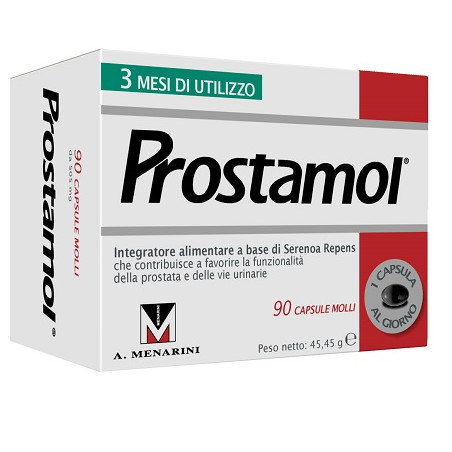 Confezione risparmio da 90 capsule di Prostamol integratore per il benessere della prostata