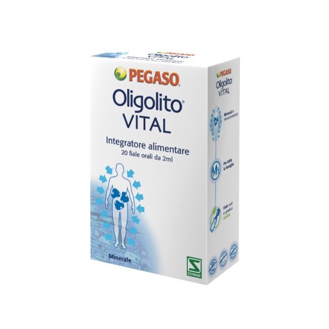 PEGASO OLIGOLITO VITAL 20 FIALE 2 ML