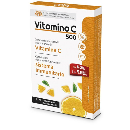 SANAVITA VITAMINA C MASTICABILE 30 COMPRESSE