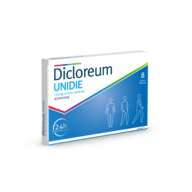 DICLOREUM UNIDIE*8CER 136MG24H