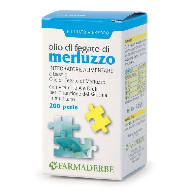 OLIO DI FEGATO DI MERLUZZO 70 PERLE