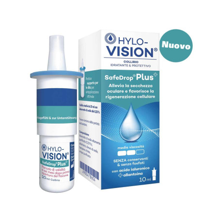 HYLOVISION SAFE DROP PLUS COLLIRIO IDRATANTE E PROTETTIVO 10 ML