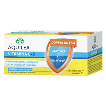 AQUILEA VITAMINA C+D 28 BUSTINE STICK