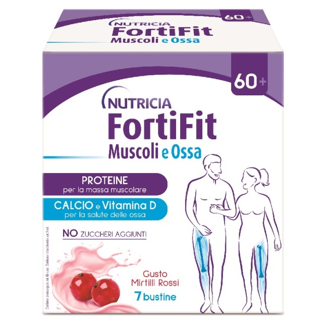 FORTIFIT MUSCOLI&OSSA MIRTILLO ROSSO 7 BUSTINE